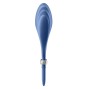 SATISFYER - VIBRADOR DE ANEL DUELISMO AZUL