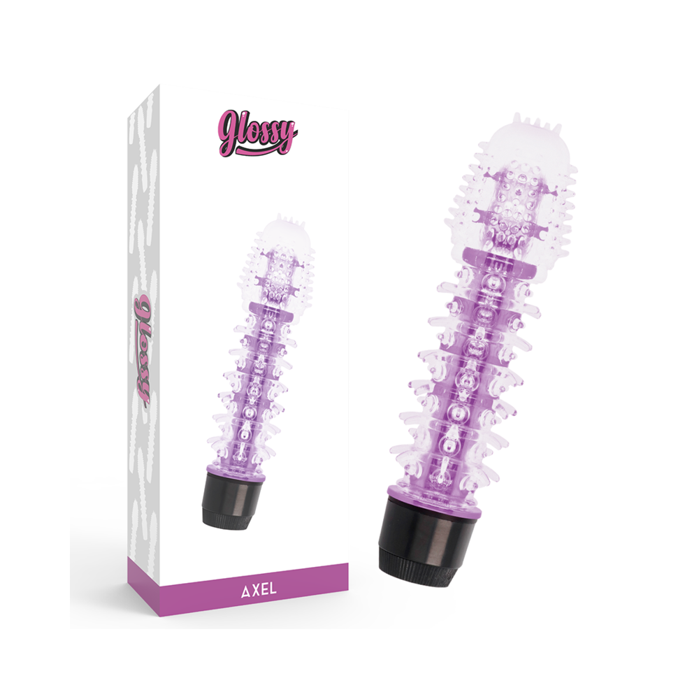 GLOSSY - AXEL VIBRATOR PURPLE