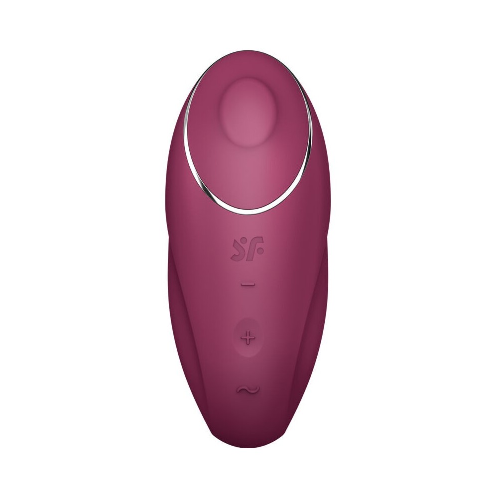 SATISFYER - TAP & CLIMAX 1 LAY-ON VIBRATOR RED