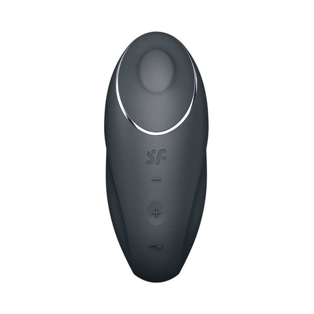 SATISFYER - TAP & CLIMAX 1 AUFLEGVIBRATOR SCHWARZ