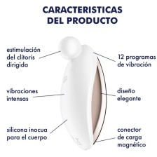 SATISFYER - SPOT ON 2 VIBRATORE LAY-ON BIANCO