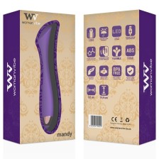 WOMANVIBE - MANDY "K" POINT SILICONE RECHARGEABLE VIBRATOR