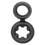 CALEXOTICS - ALPHA DUAL MAGNUM RING BLACK