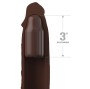 FANTASY X- TENSIONS - PIPEDREAMS VERLÄNGERUNG MIT RIEMEN 7 ZOLL BRAUN