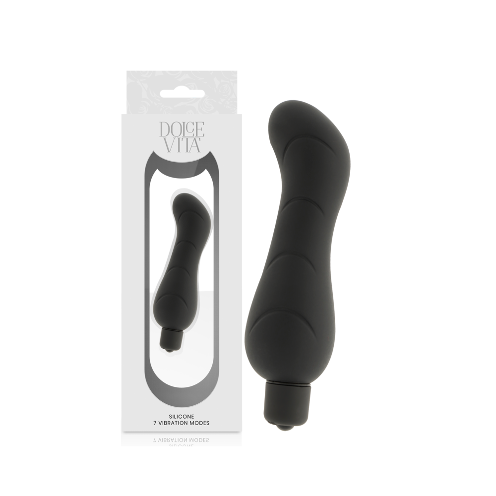 DOLCE VITA - G-SPOT BLACK SILICONE