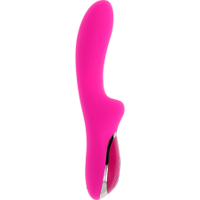 OHMAMA - MAGNETIC RECHARGEABLE 10 SPEEDS SILICONE VIBRATOR 21 CM