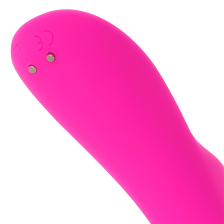 OHMAMA - MAGNETIC RECHARGEABLE 10 SPEEDS SILICONE VIBRATOR 21 CM