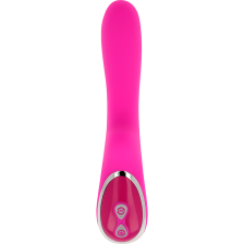 OHMAMA - MAGNETIC RECHARGEABLE 10 SPEEDS SILICONE VIBRATOR 21 CM