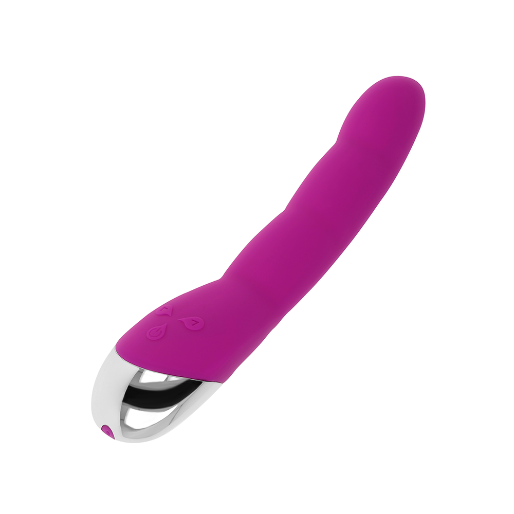 OHMAMA - 6 MODES AND 6 SPEEDS VIBRATOR - PURPLE 21.5 CM