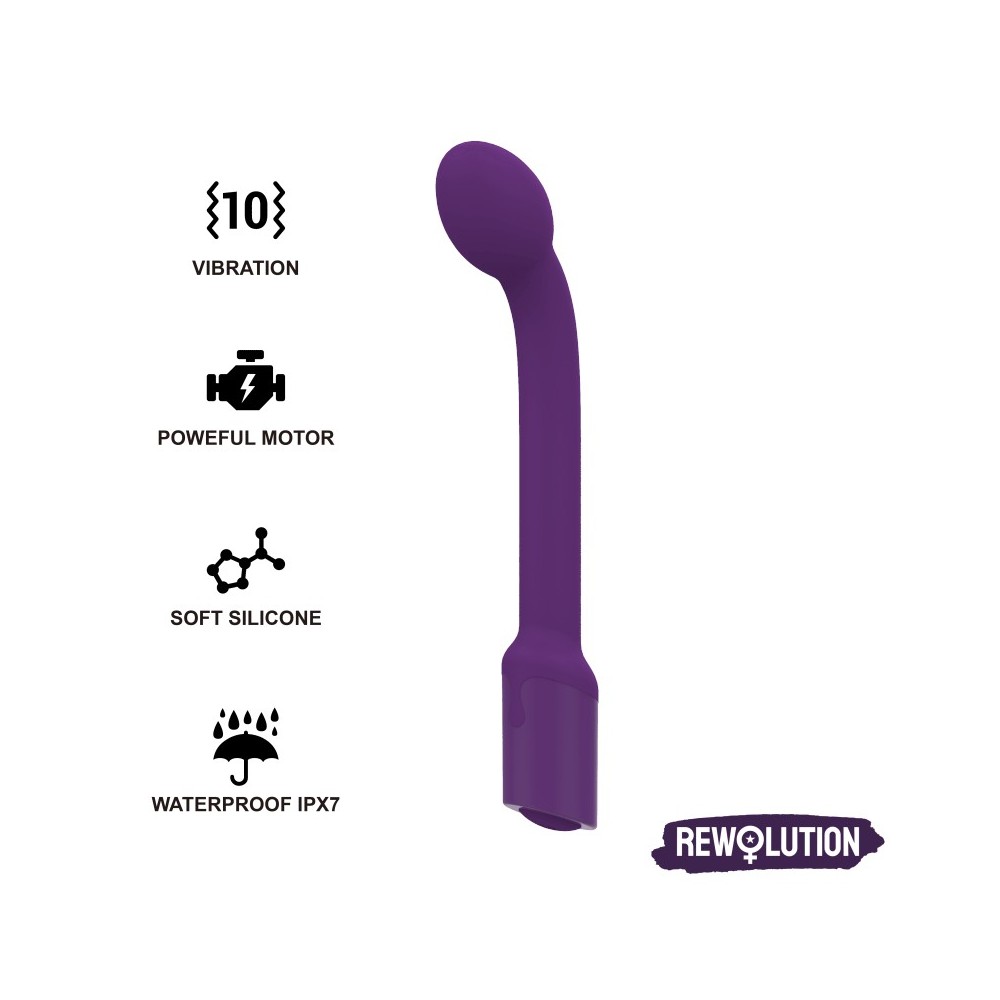 REWOLUTION - REWOFLEX FLEXIBLE G-POINT STIMULATOR VIBRATOR