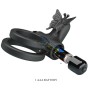 PRETTY LOVE - DOUBLE ANNEAU VIBRANT AVEC STIMULATEUR NOIR