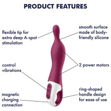 SATISFYER - VIBRATEUR AMAZING 1 ASPOT BAIE