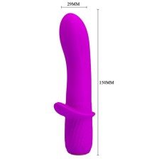 PRETTY LOVE - TROY PURPLE RECHARGEABLE VIBRATOR