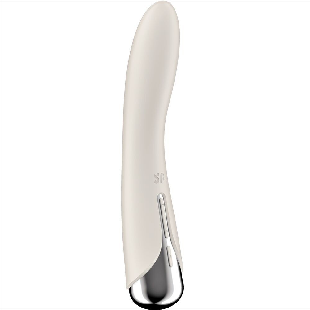 SATISFYER - VIBRATORE ROTATORE SPINNING VIBE 1 G-SPOT BEIGE