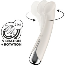 SATISFYER - SPINNING G-SPORT 1 VIBRADOR ROTATOR BEGE