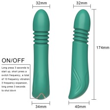 ARMONY - VIBRATOR & THRUSTING GSPOT GREEN