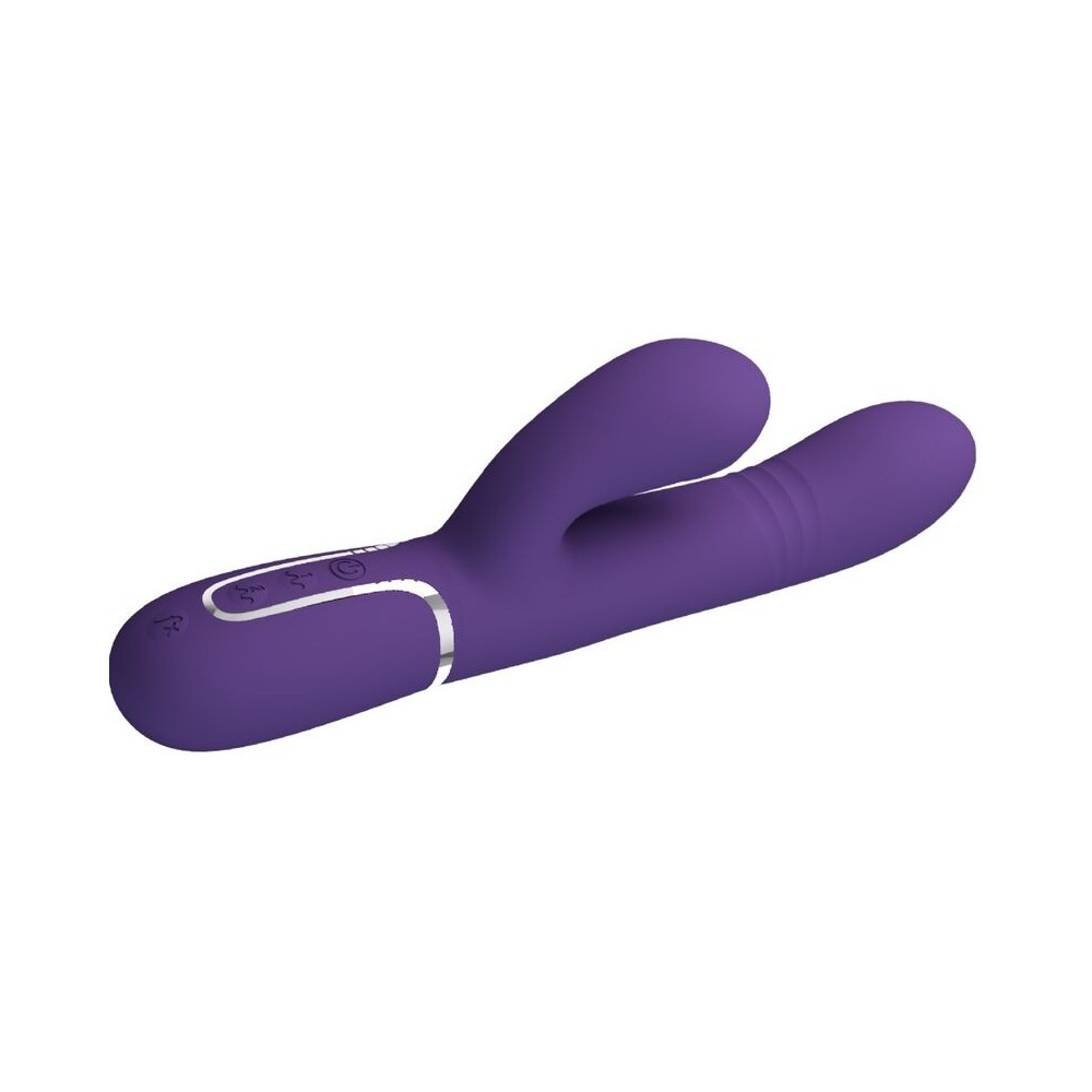 PRETTY LOVE - VIBRATEUR MULTIFONCTION G-SPOT VIOLET