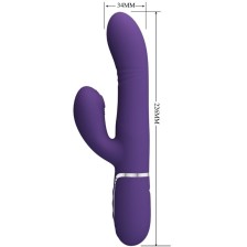 PRETTY LOVE - VIBRATEUR MULTIFONCTION G-SPOT VIOLET