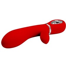 PRETTY LOVE - VIBRATEUR MULTIFONCTION G-SPOT THOMAS ROUGE