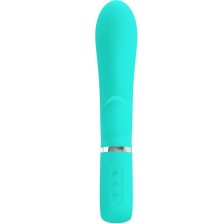 PRETTY LOVE - THOMAS MULTIFUNCTION G-SPOT VIBRATOR AQUA GREEN