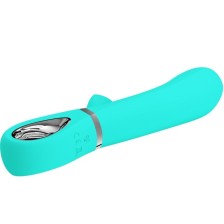 PRETTY LOVE - VIBRATEUR MULTIFONCTION G-SPOT THOMAS VERT AQUA