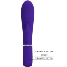 PRETTY LOVE - VIBRADOR PRESCOTT MULTIFUNO G-SPOT ROXO