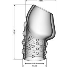 PRETTY LOVE - MATIAS PÊNIS TRANSPARENTE MAIS GROSSO