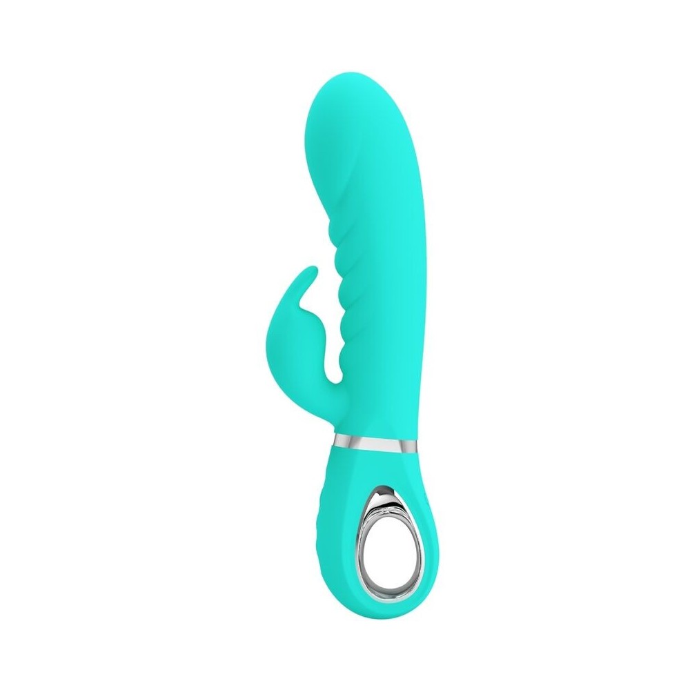 PRETTY LOVE - PRESCOTT MULTIFUNCTION G-SPOT VIBRATOR AQUA GREEN