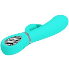 PRETTY LOVE - PRESCOTT MULTIFUNKTIONS-G-SPOT-VIBRATOR AQUA GREEN