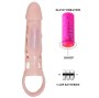 PRETTY LOVE - HARRISON PENIS EXTENDER COVER MIT VIBRATION UND RIEMEN 13.5 CM