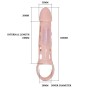 PRETTY LOVE - COPERTURA ESTENSORE DEL PENE HARRISON CON VIBRAZIONE E CINTURINO 13.5 CM