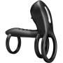PRETTY LOVE - GAINE PÉNIS JAMMY 12 VIBRATIONS AVEC LANGUE EN SILICONE RECHARGEABLE