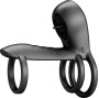 PRETTY LOVE - JAMMY PENIS SHEATH 12 VIBRATIONS WITH RECHARGEABLE SILICONE TONGUE