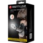 PRETTY LOVE - GAINE PÉNIS JAMMY 12 VIBRATIONS AVEC LANGUE EN SILICONE RECHARGEABLE
