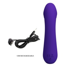 PRETTY LOVE - CETUS RECHARGEABLE VIBRATOR PURPLE