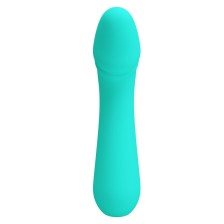 PRETTY LOVE - CETUS RECHARGEABLE VIBRATOR AQUA GREEN