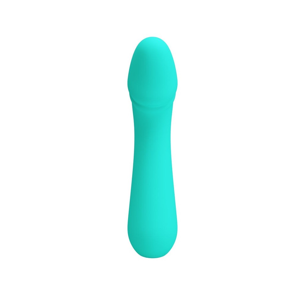 PRETTY LOVE - CETUS RECHARGEABLE VIBRATOR AQUA GREEN