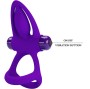 PRETTY LOVE - ANNEAU VIBRATEUR 10 VIBRATIONS SILICONE VIOLETTE