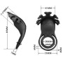 PRETTY LOVE - ANNEAU VIBRATEUR RUBEN 7 VIBRATIONS SILICONE NOIR