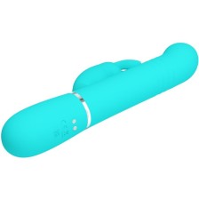 PRETTY LOVE - COALE RABBIT VIBRATOR PEARLS AQUA GREEN