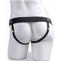 FETISH FANTASY SERIES - IMBRAGATURA REGOLABILE TELECOMANDO PENE REALISTICO CON TESTICOLI RICARICABILI E VIBRATORE 15 CM