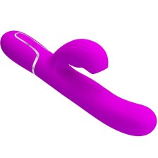 PRETTY LOVE - VIBRATORE MULTIFUNZIONE PERLITA 3 IN 1 G-SPOT VIOLA