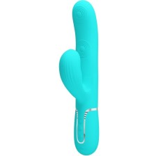 PRETTY LOVE - PERLITA MULTIFUNKTIONS-3-IN-1-G-PUNKT-VIBRATOR AQUA GRÜN