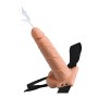 FETISH FANTASY SERIES - HARNAIS RÉGLABLE PÉNIS RÉALISTE AVEC BALLES ÉJACULANTES 19 CM