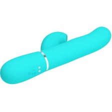 PRETTY LOVE - PERLITA MULTIFUNKTIONS-3-IN-1-G-PUNKT-VIBRATOR AQUA GRÜN