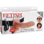 FETISH FANTASY SERIES - IMBRAGATURA REGOLABILE TELECOMANDO PENE REALISTICO CON TESTICOLI 17,8 CM