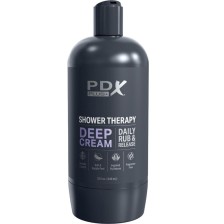 PDX PLUS - MASTURBATORE STROKER DESIGN DISCRETO IN BOTTIGLIA DI SHAMPOO CON CREMA PROFONDA