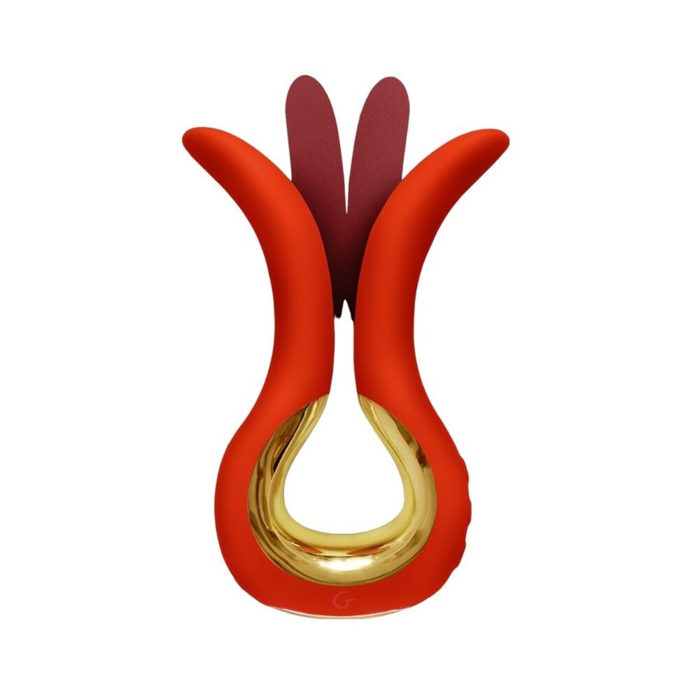 G-VIBE - GVIBE MAXI VIBRADOR COM DUAS PONTAS FLEXÍVEIS CORAL