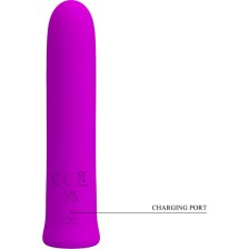 PRETTY LOVE - CURTIS MINI SUPER POWER VIBRATOR 12 VIOLET SILICONE VIBRATIONS