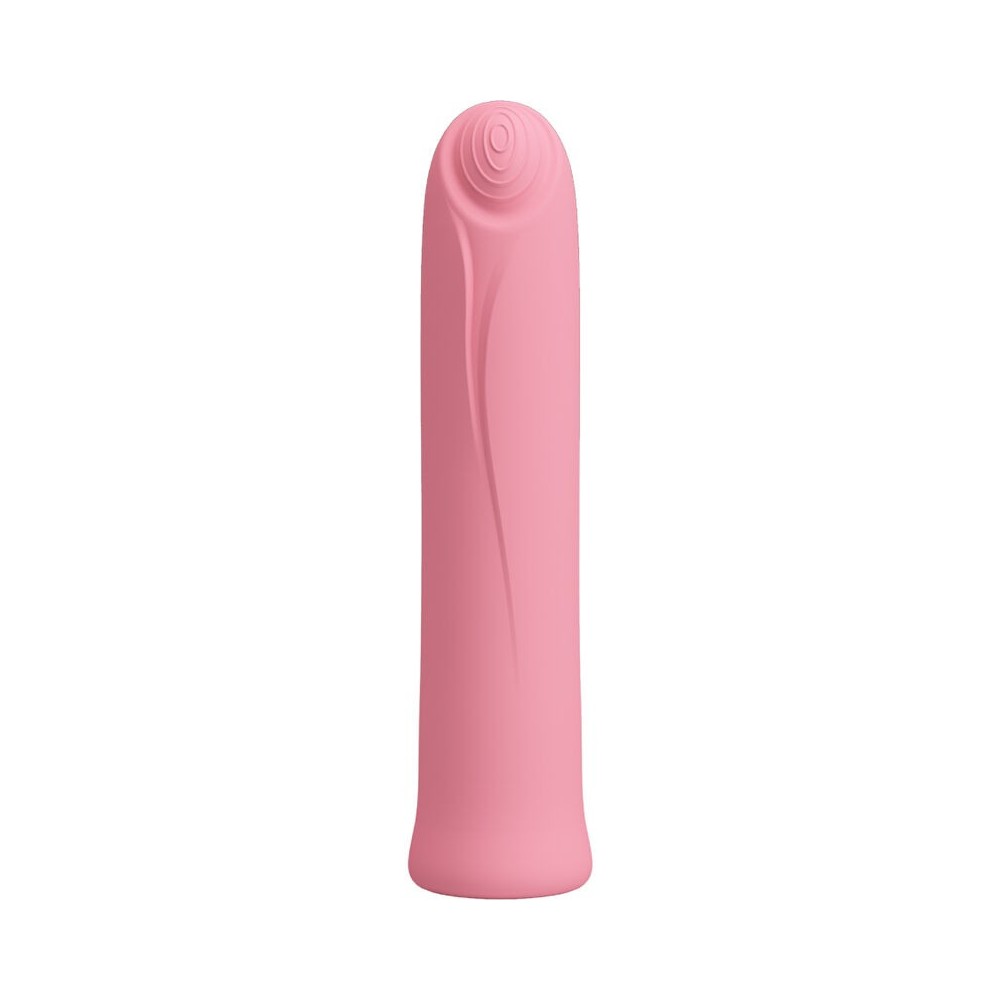 PRETTY LOVE - CURTIS MINI SUPER POWER VIBRATOR 12 PINK SILICONE VIBRATIONS